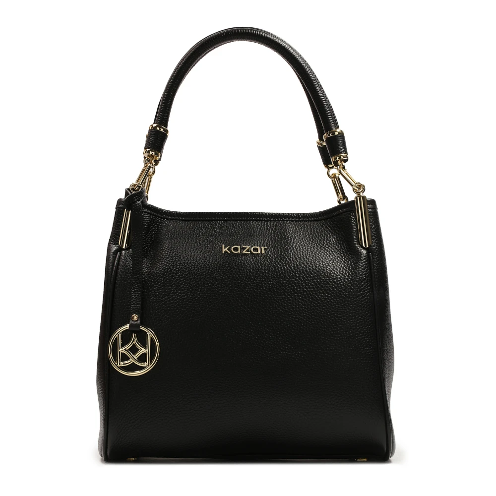 Kazar Universele zwarte handtas met handvatten Black Dames