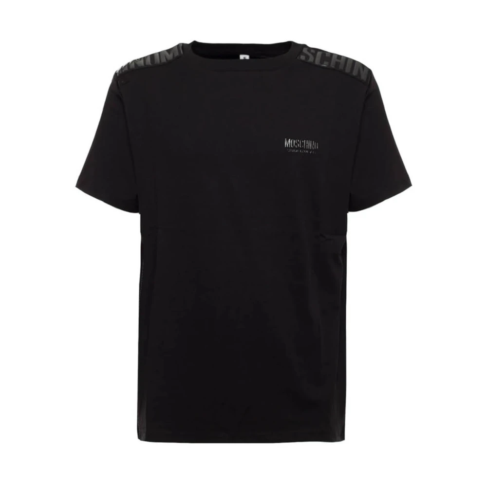 Moschino Logo geëmbosseerd T-shirt Zwart Black Heren