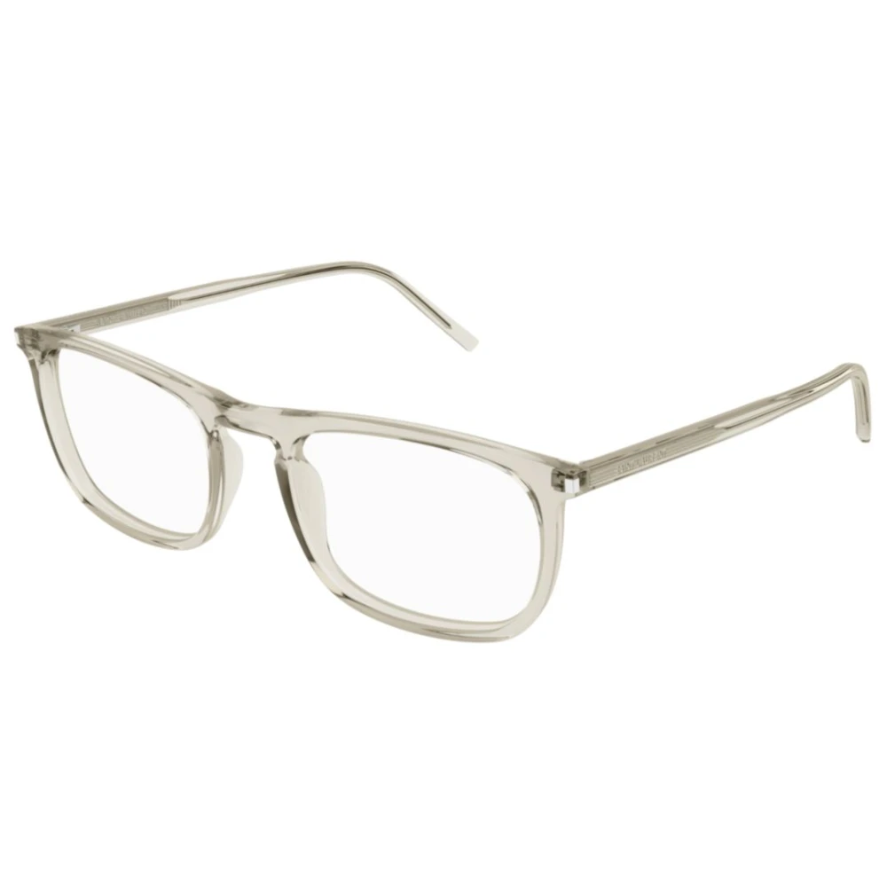 Saint Laurent Elegante Leren Schoudertas Gray Unisex