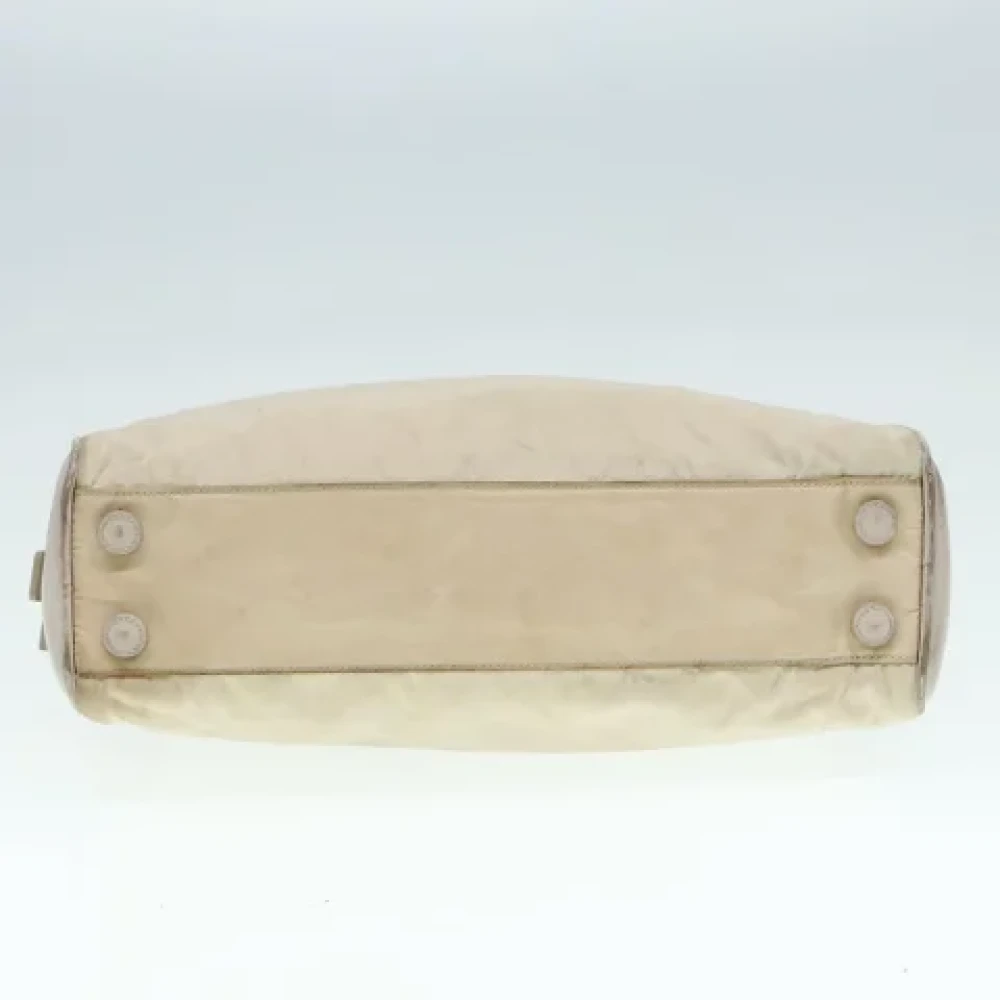 Prada Vintage Pre-owned Nylon totes Beige Dames