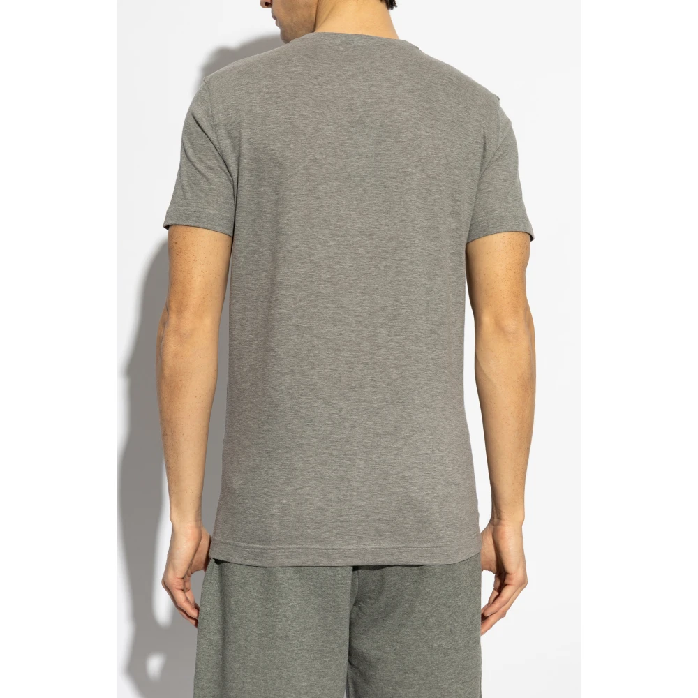 Dolce & Gabbana T-shirt met logo Gray Heren