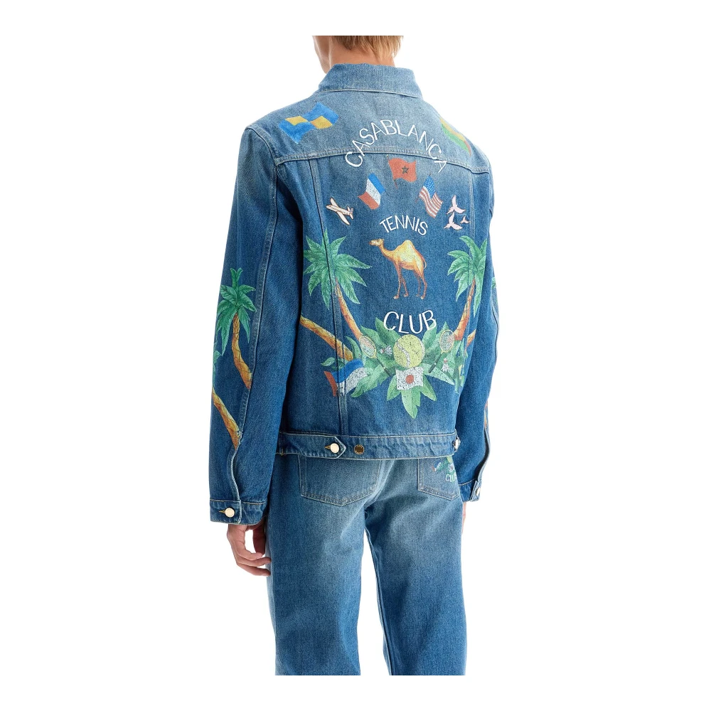 Casablanca Denim Tennis Club Jack Blue Heren