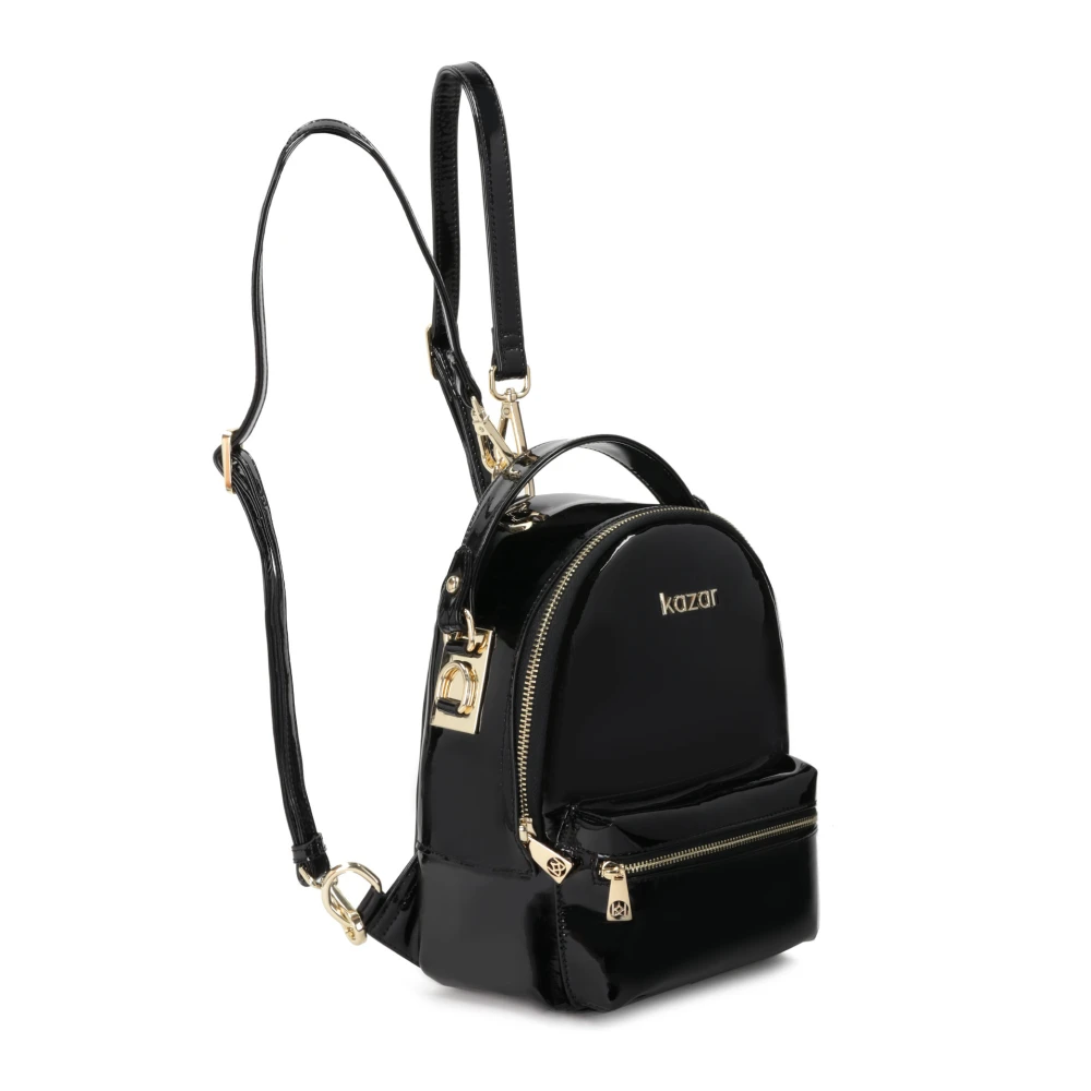 Kazar Dames zwarte rugzak 2-in-1 Black Dames