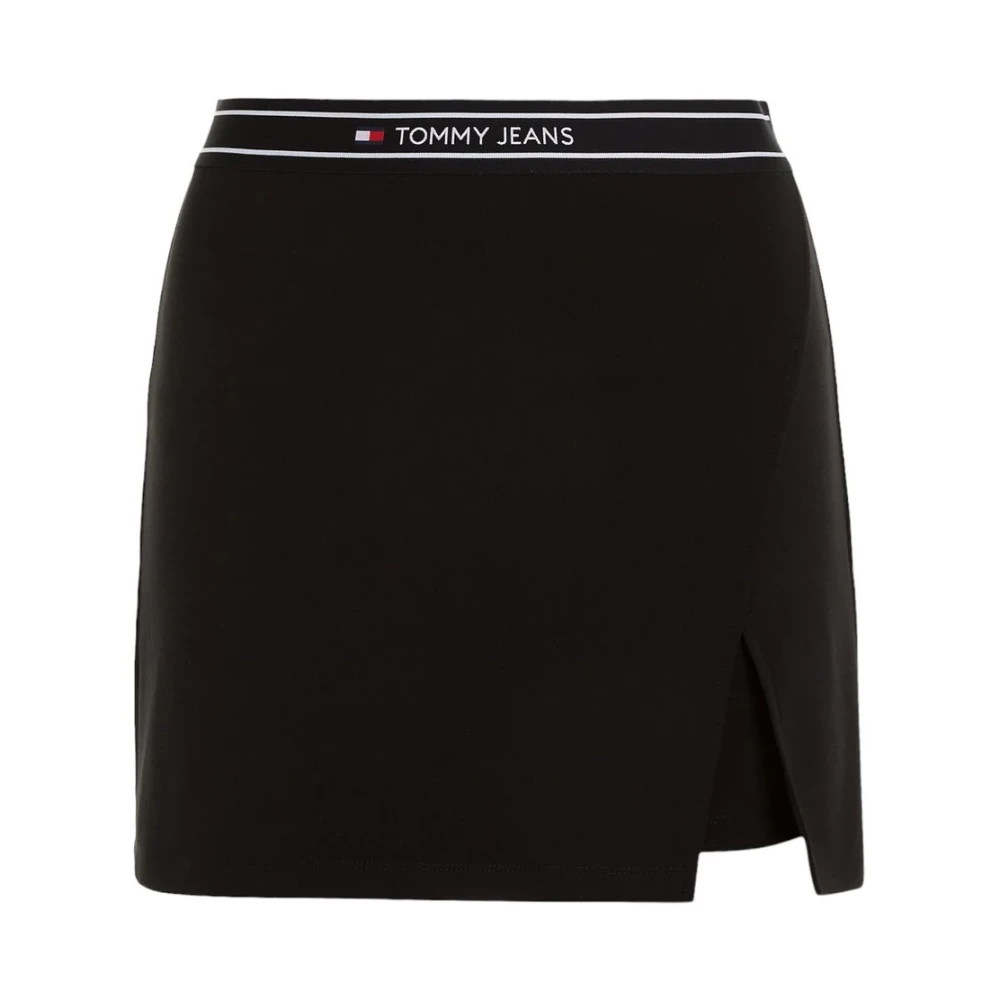 TOMMY JEANS Kokerrok TJW LOGO WB SKORT Webrok met merklabel