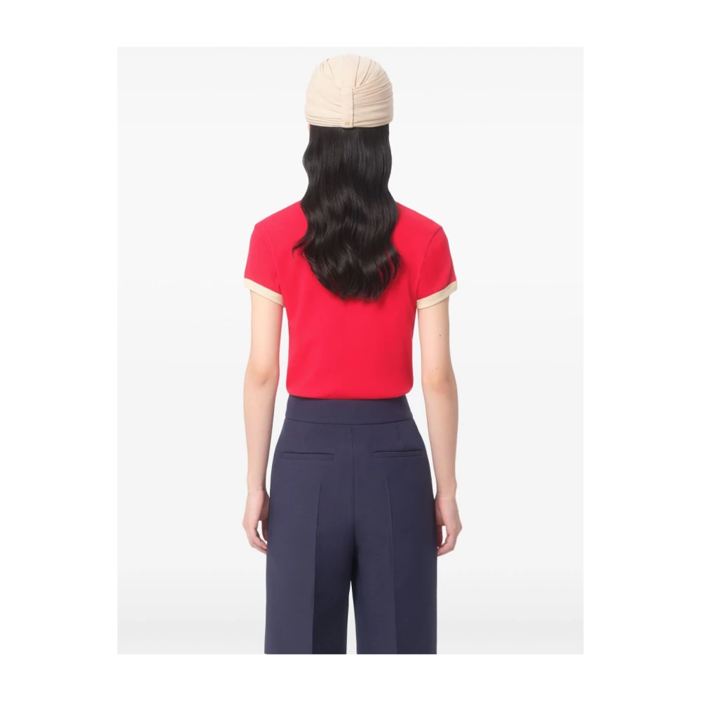 Valentino Garavani Rode T-shirt Dameskleding Red Dames