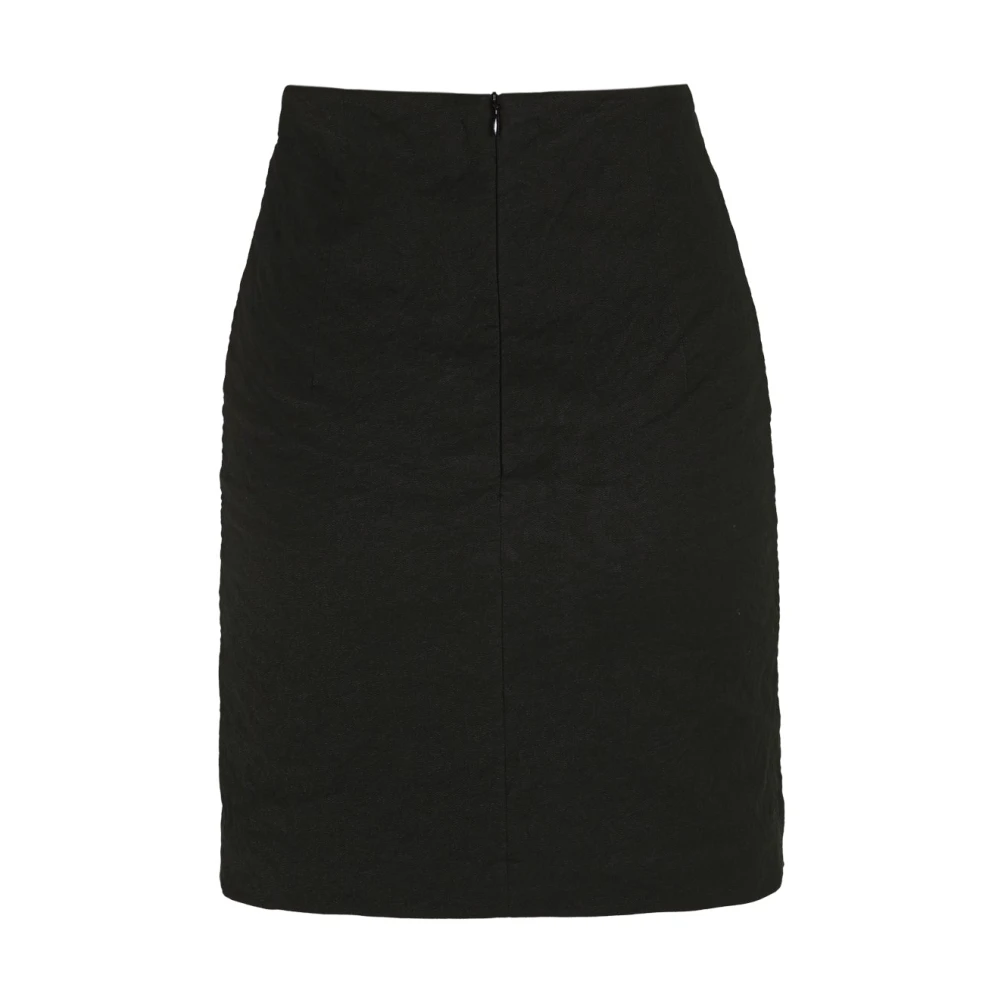 Cortana Hoge taille grafiet rok Turmalina Black Dames