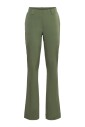 olijf-flare-broek-met-zakken
