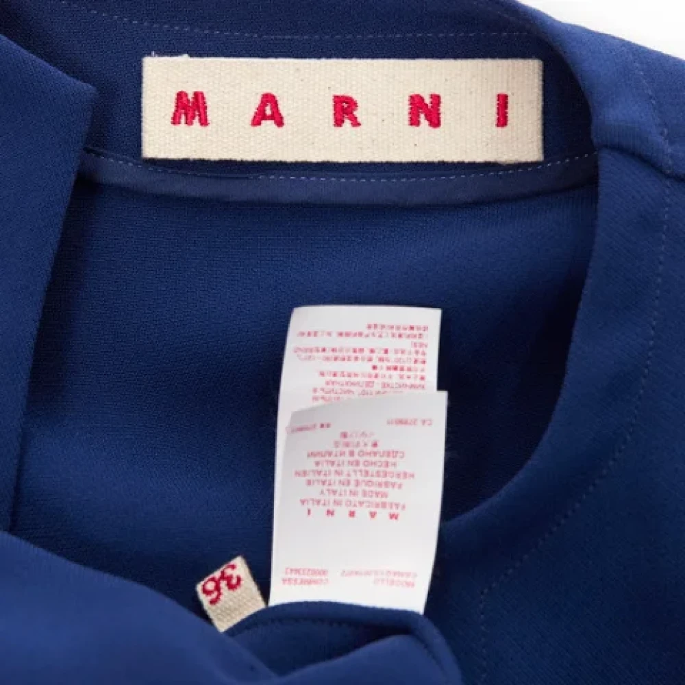 Marni Pre-owned Acetate tops Blue Dames