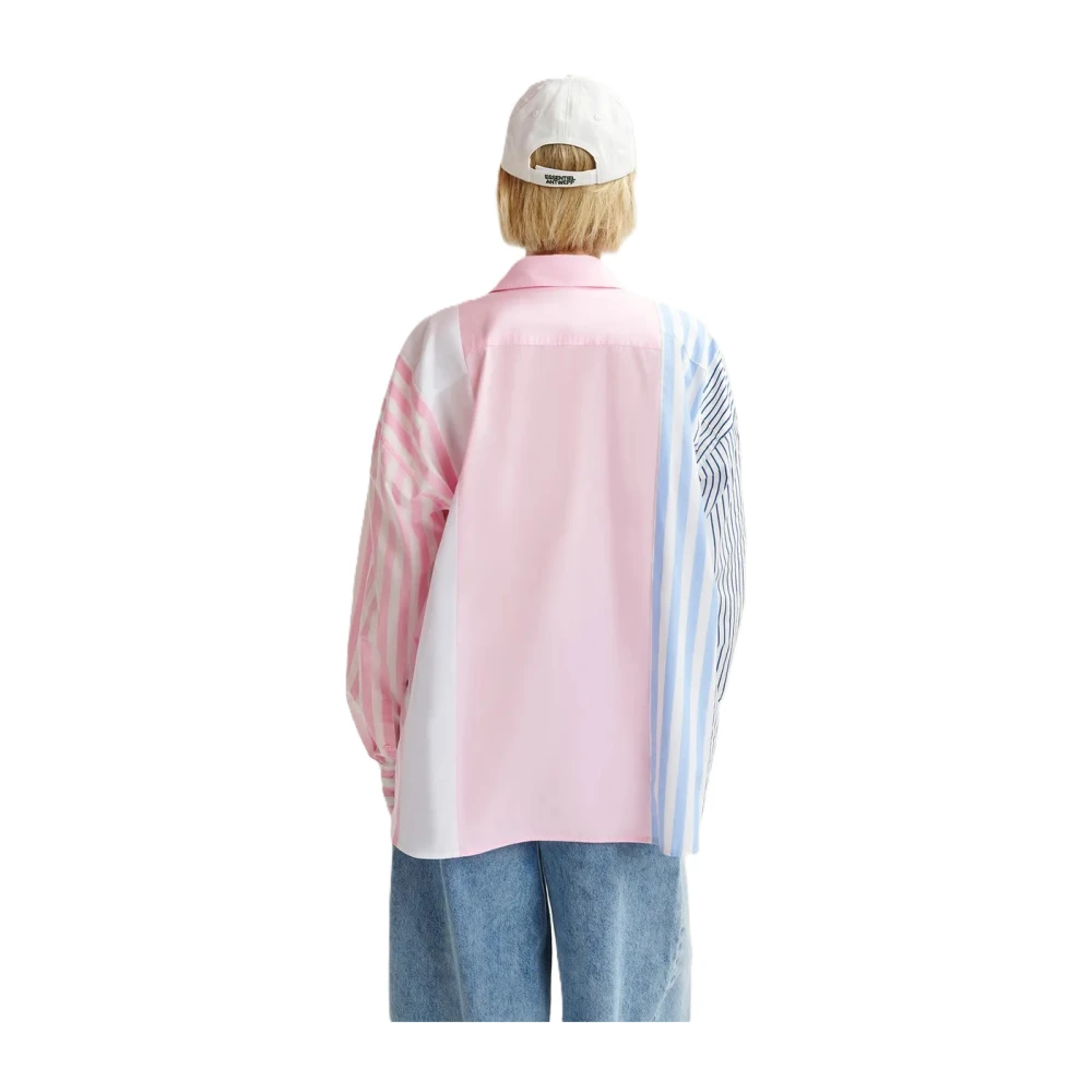 Essentiel Antwerp Oversized Button-Up Shirt Lichtgewicht Hemix Multicolor Dames