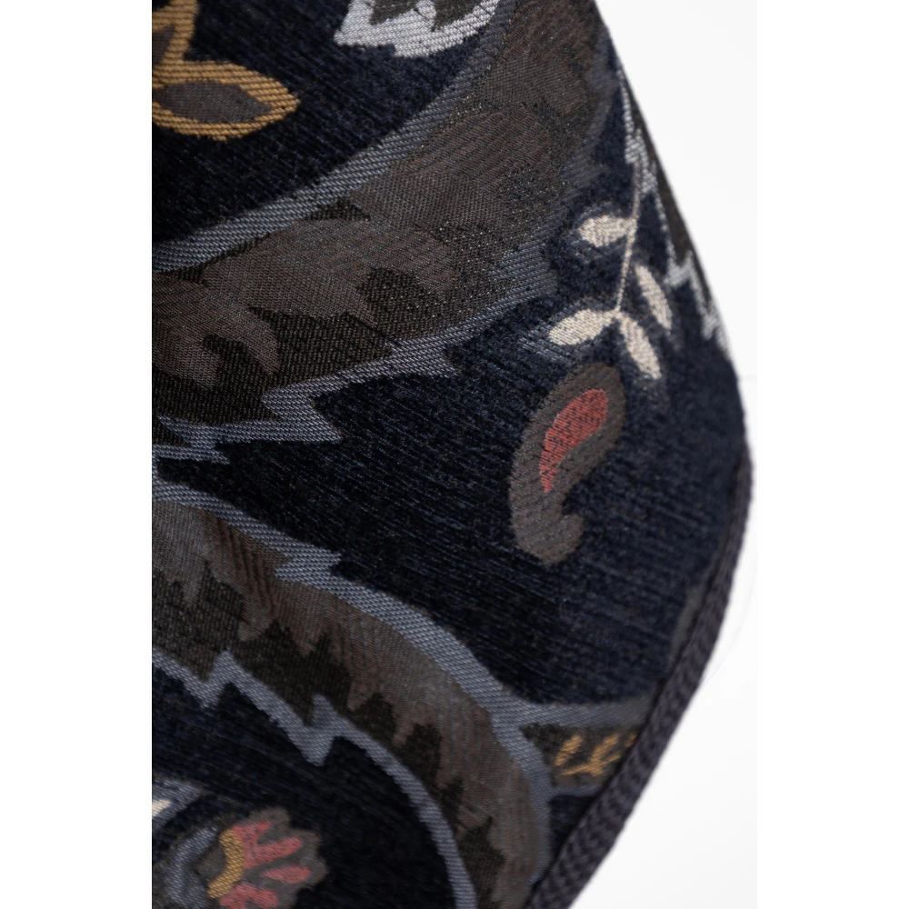 ETRO Omkeerbare poncho met bloemenpatroon Black Dames