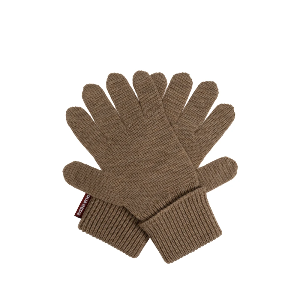 Dsquared2 Set: Hoed en Handschoenen Beige Dames