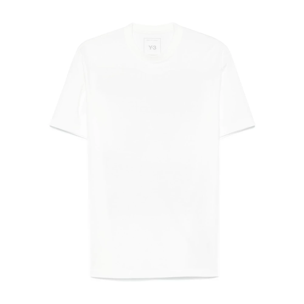 Y-3 Grafische Logo Print Korte Mouw Tee White Dames