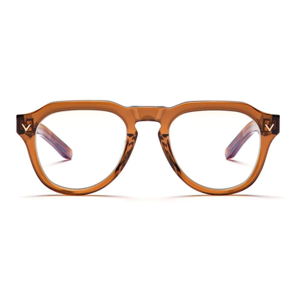 Valentino Kristal Bruine Aviator Bril Brown Dames