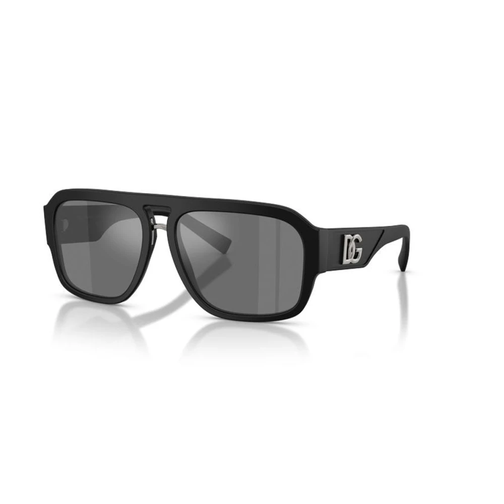 Dolce & Gabbana , Sunglasses, Male, Black, 58 Mm, Pilot Sunglasses