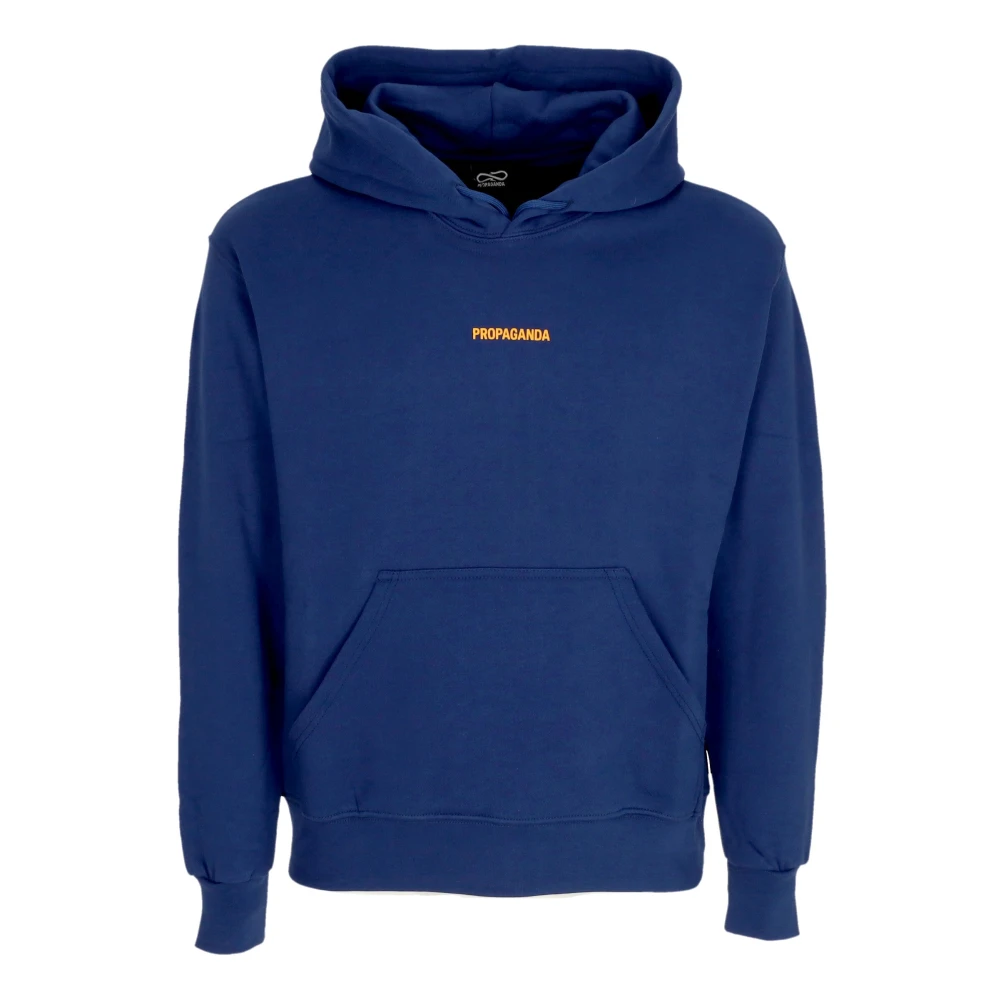 Propaganda Ribben Hoodie Specter Katoenen Sweatshirt Blue Heren