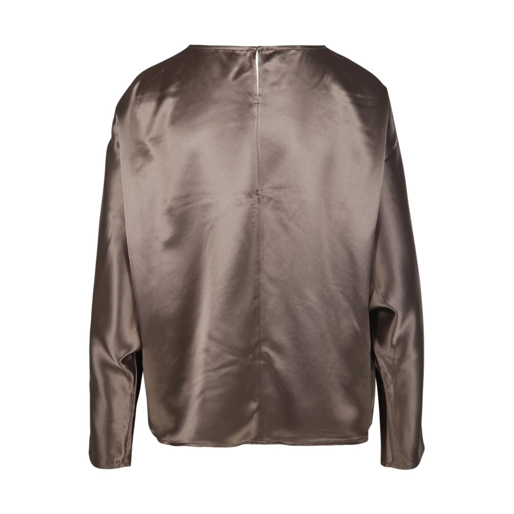 By Malene Birger Elegante Odelleys Shirt in Shitake By Herenne Birger Brown Dames