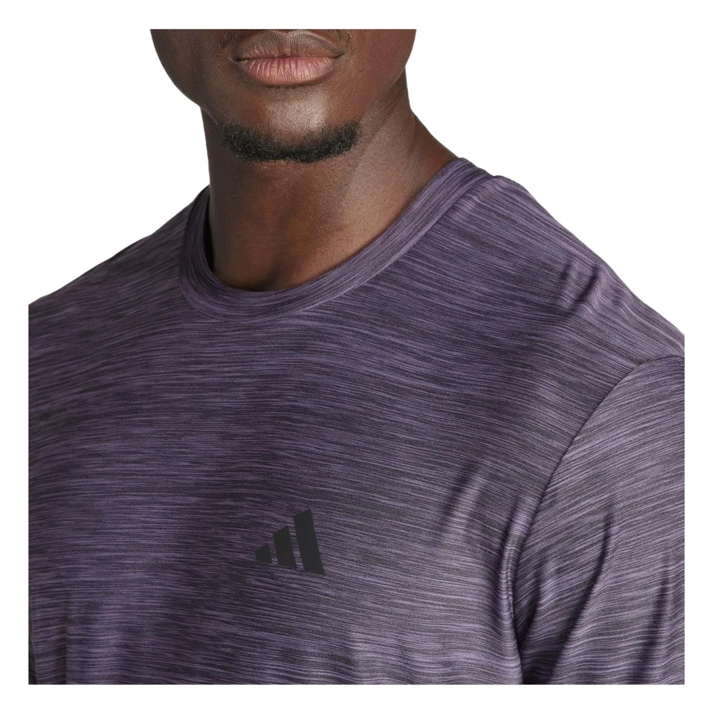 Adidas Trainings Essentials Stretch T-shirt Purple Heren