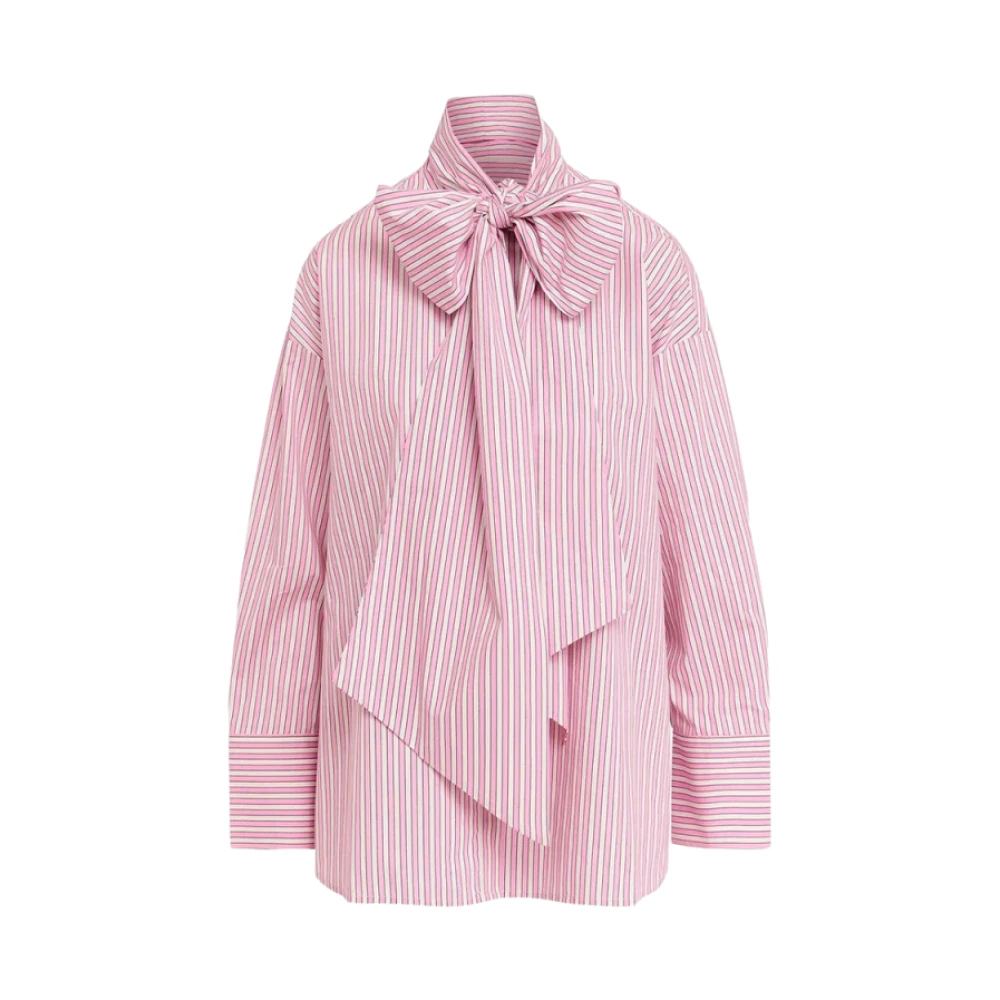 Essentiel Antwerp Oversized Katoenen Poplin Greta Shirt Pink Dames