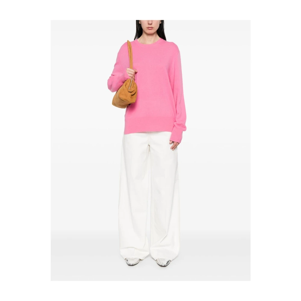 TotêMe Biologische Wide Leg Jeans White Dames
