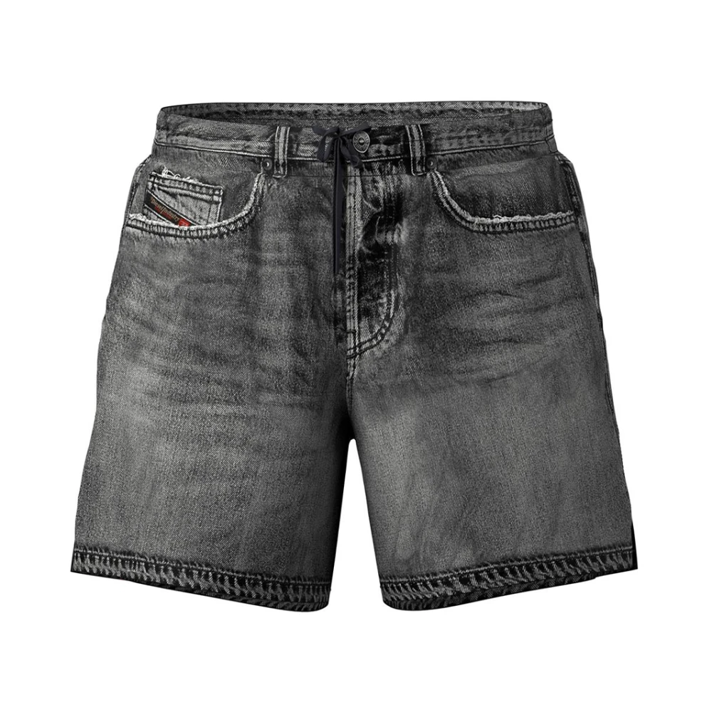 Diesel Herr Svart Shorts S, Denim, D-Fin Denim Shorts