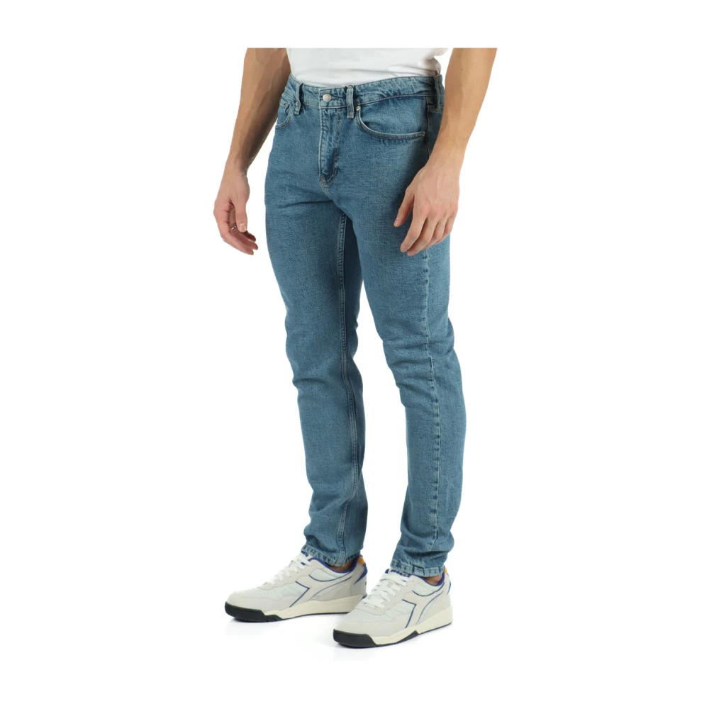 Calvin Klein Jeans Slim Taper Jeans Vijf Zakken Blue Heren