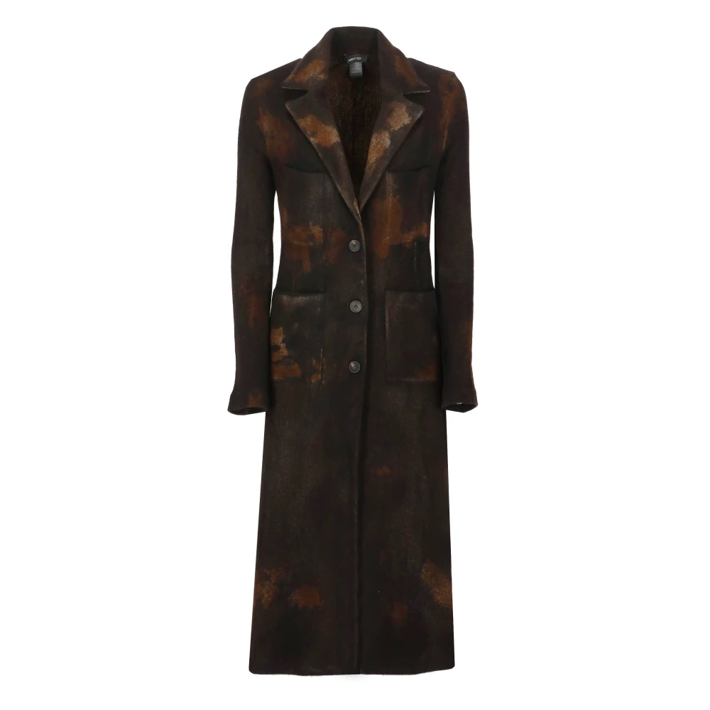 Coats > Single-Breasted Coats - - Avant Toi - Modalova