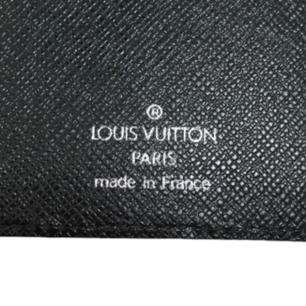 Louis Vuitton Vintage Pre-owned Leather home-office Black Dames