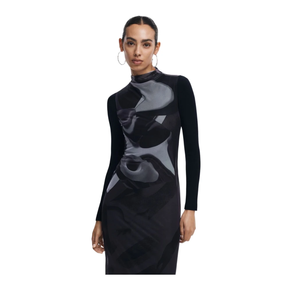 Desigual Damesjurk Unieke Stijl Black Dames