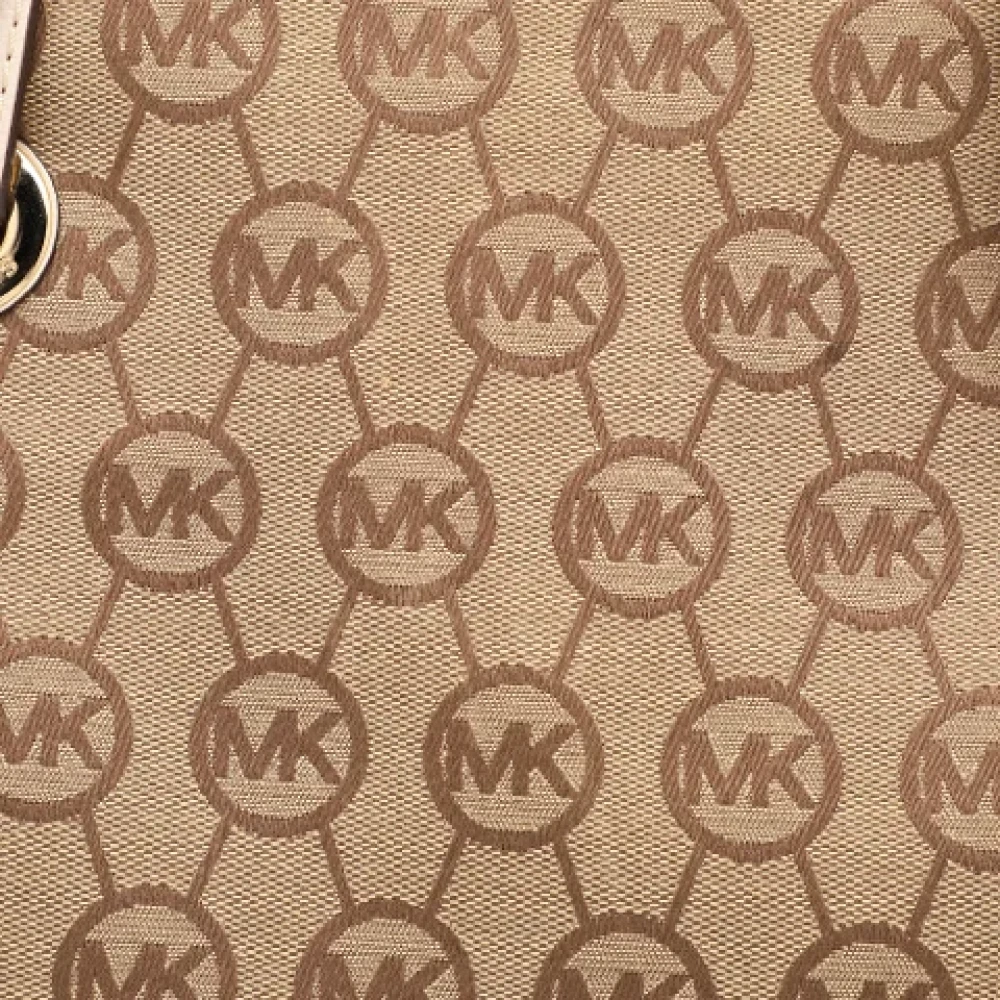 Michael Kors Pre-owned Canvas totes Beige Dames