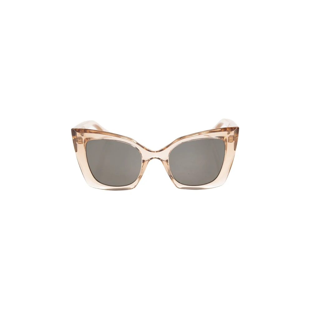 Saint Laurent Witte zonnebril alledaagse stijl compleet set White Dames