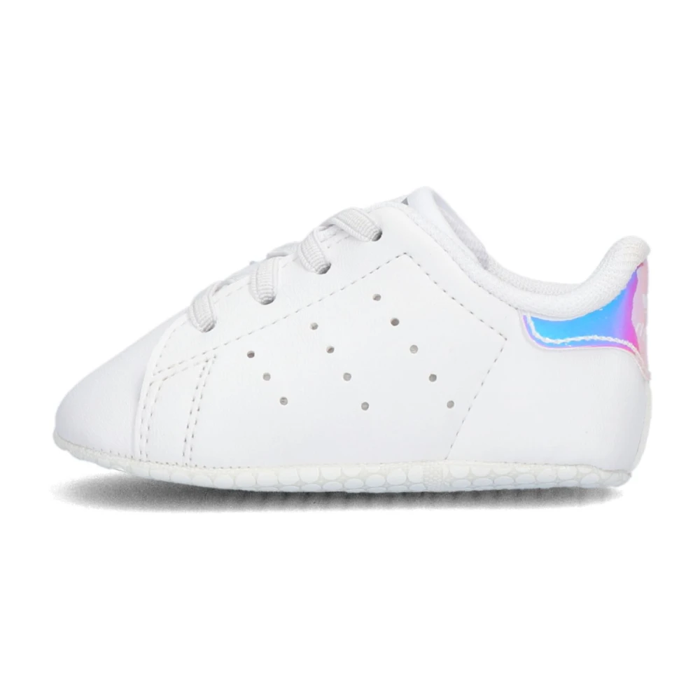 Adidas Sportiga Stan Smith Crib Skor White, Flicka