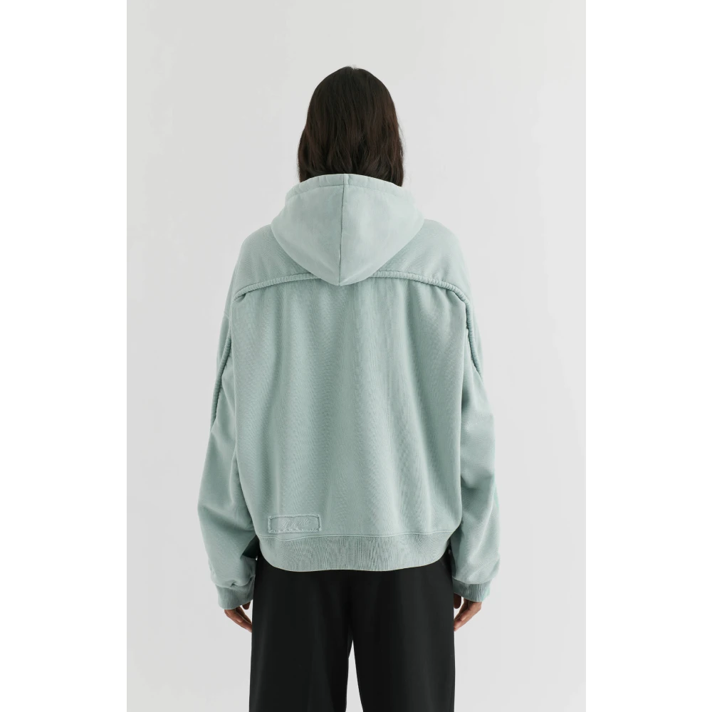 Axel Arigato Clove Washed Hoodie Blue Dames
