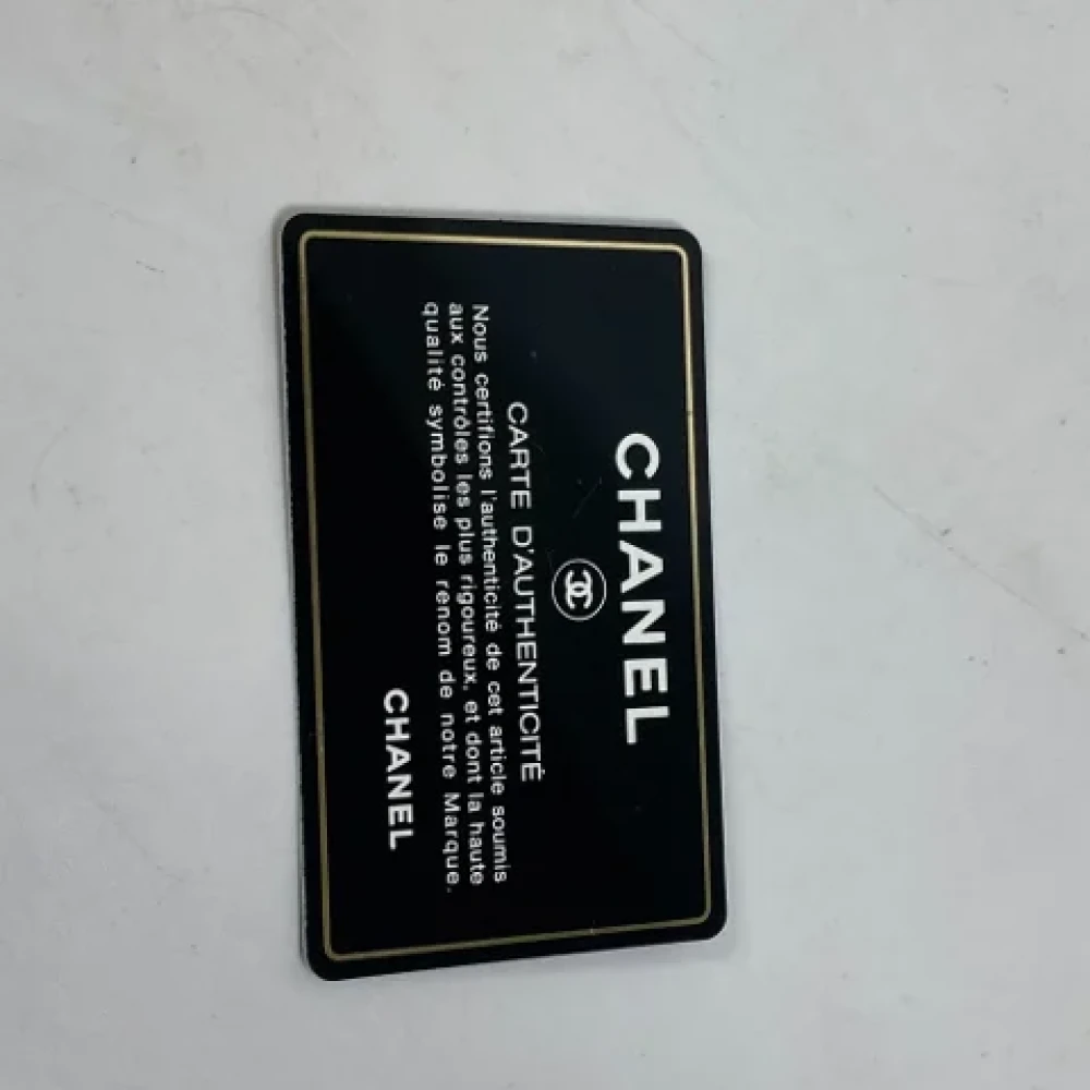 Chanel Vintage Pre-owned Leather chanel-bags Blue Dames
