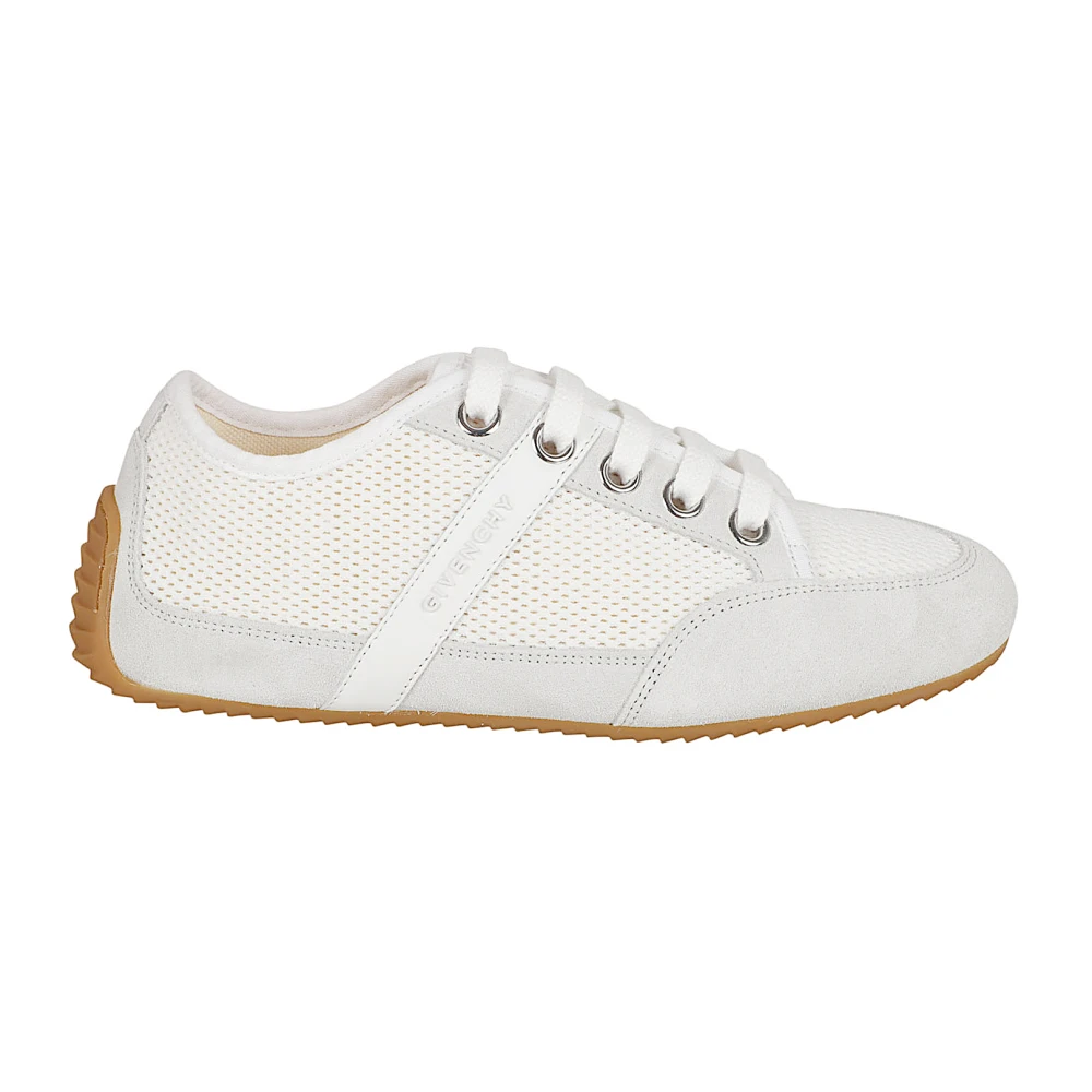 Givenchy Witte Mesh en Suède Sneakers Dames Schoenen