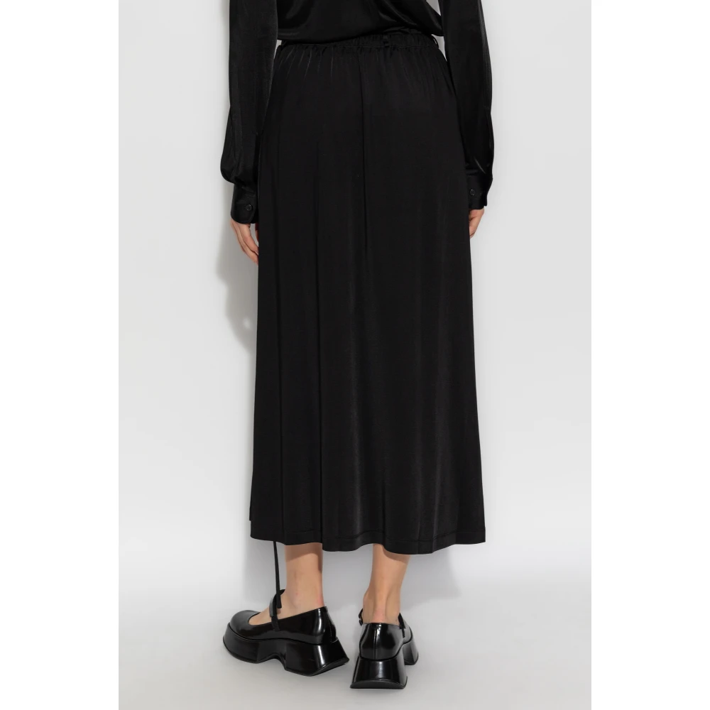 Helmut Lang Wrap tie rok Black Dames