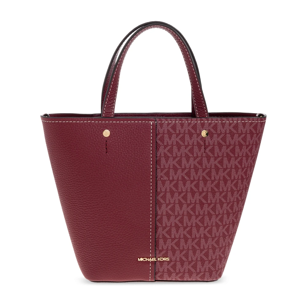 Michael Kors Women's Red Handbag Flora Small