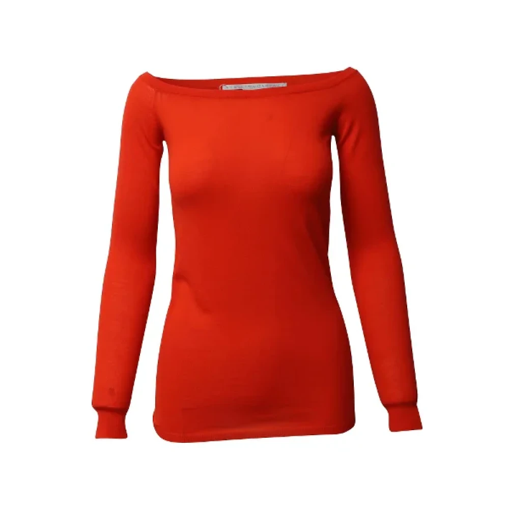 Stella McCartney Pre-owned Wool tops Orange Dames