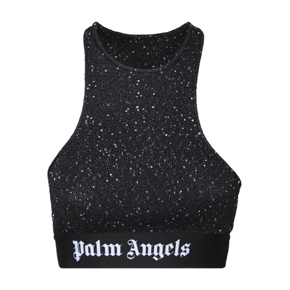 Palm Angels Women's Black Topwear For Aw23