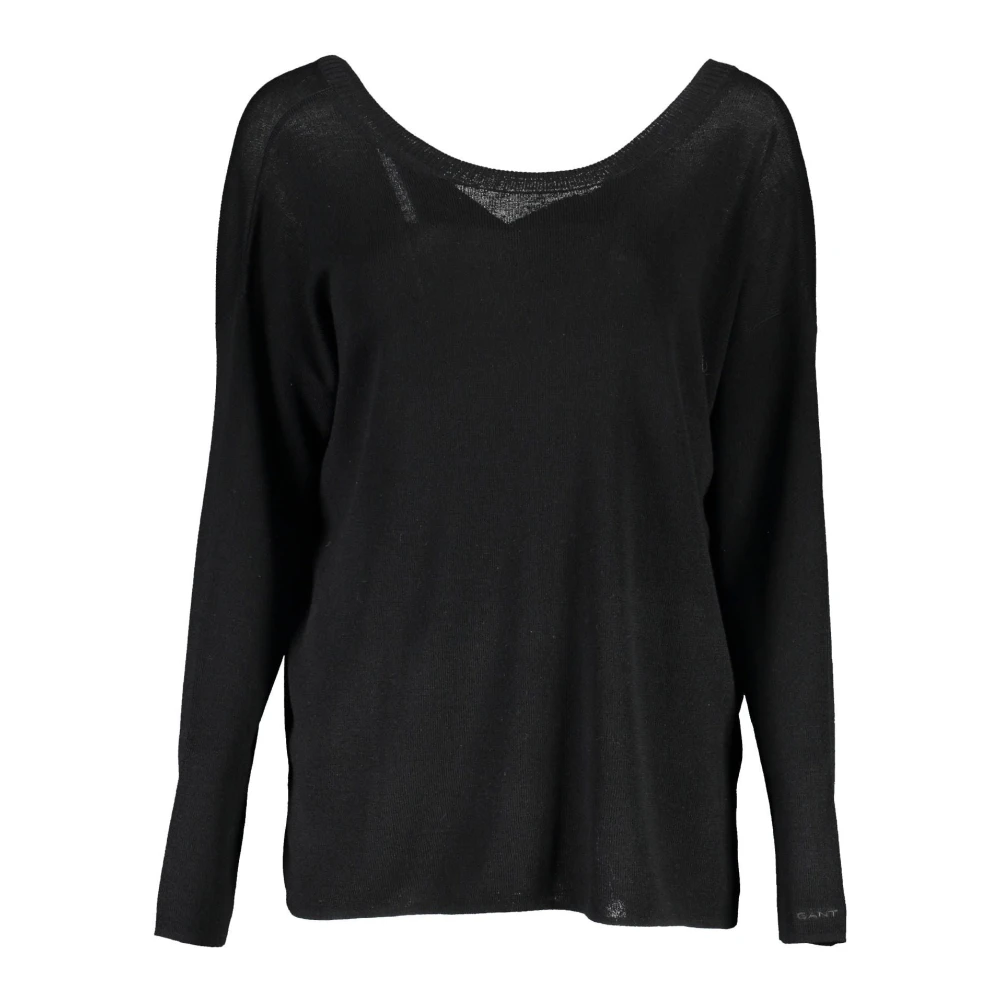 Gant Women's Black Wool Sweater