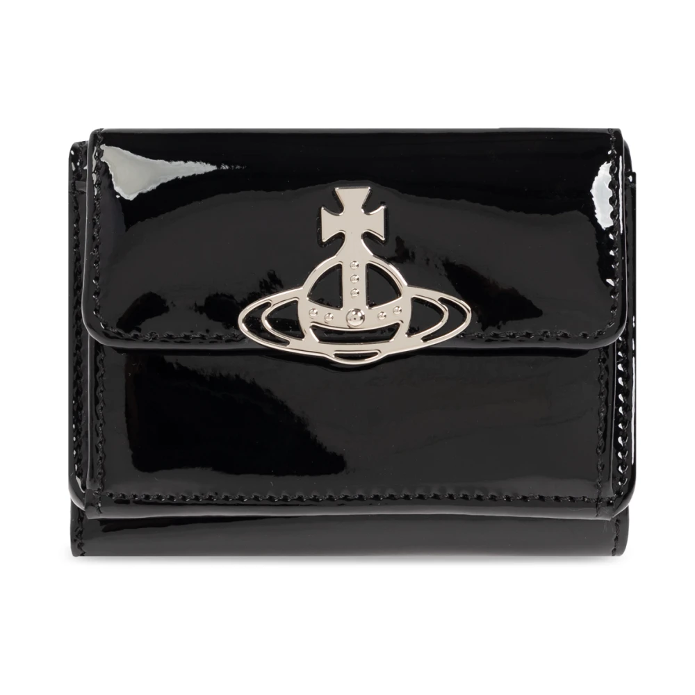 Vivienne Westwood Portemonnee met logo Black Dames