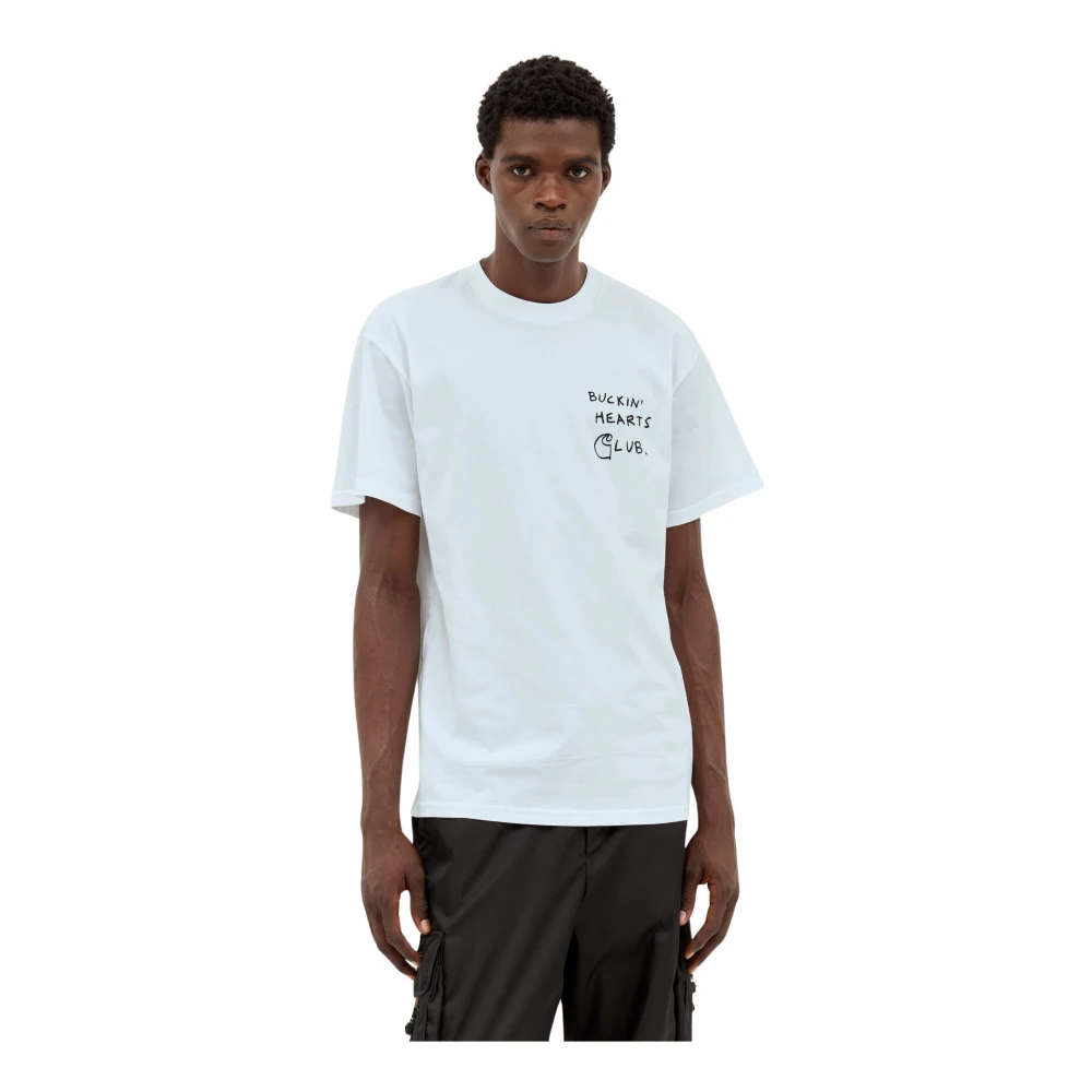 Carhartt WIP Grafische Print Katoenen T-shirt White Heren