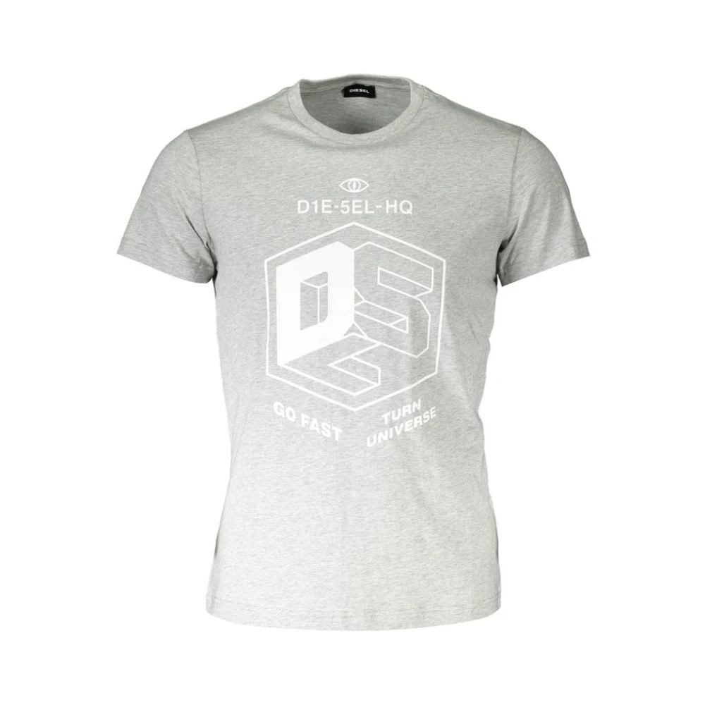 Diesel - Tops > T-Shirts - Gray - Diesel - Modalova