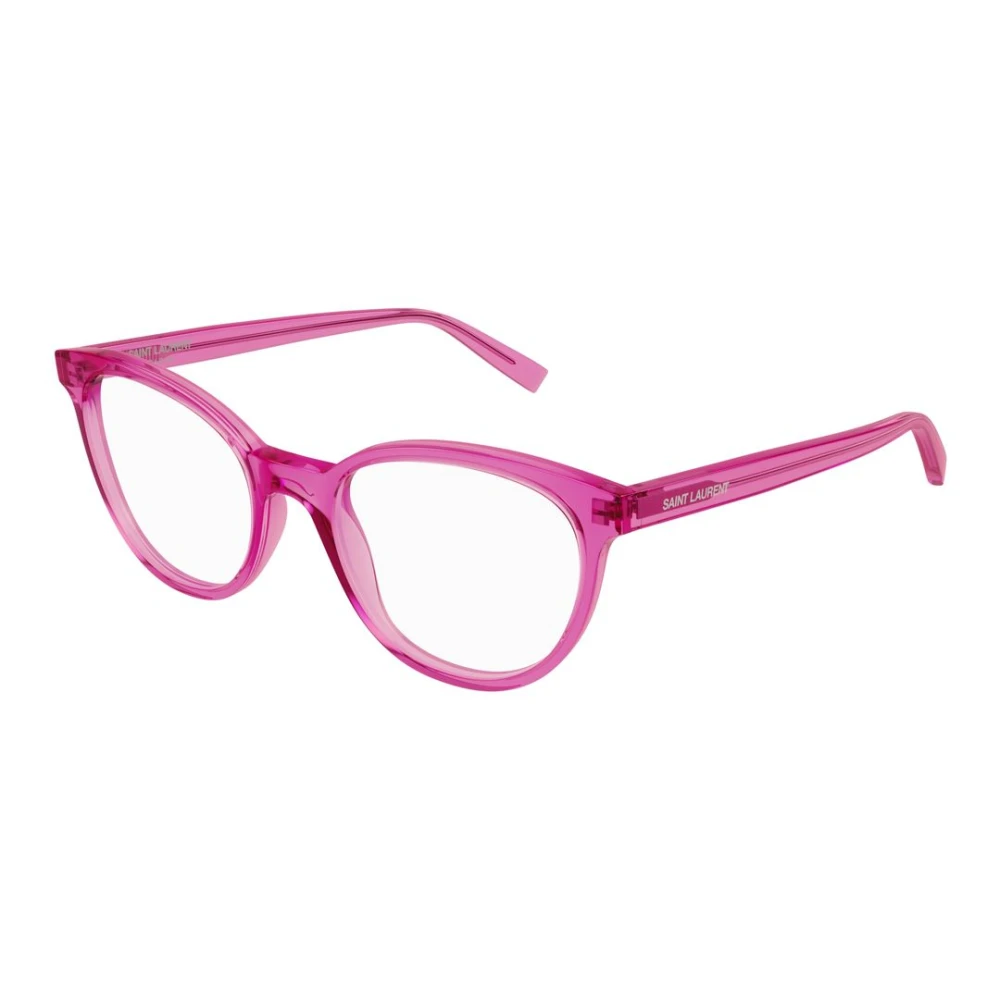 Saint Laurent Gerecyclede Acetaat Optische Bril Pink Unisex