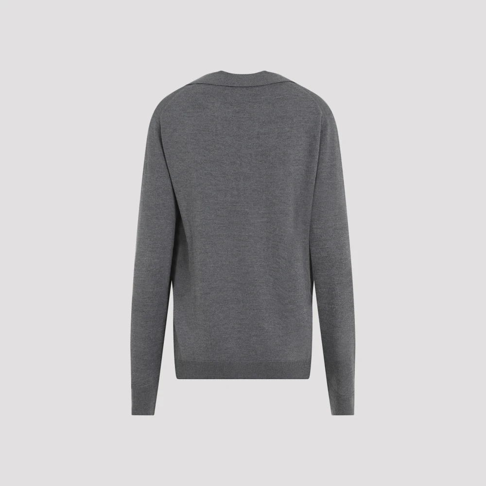 Gucci Wollen Polo Hals Trui Gray Dames