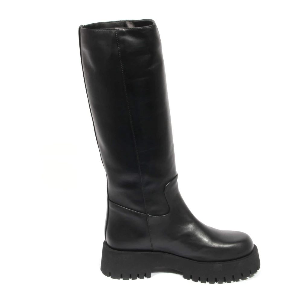 Maliparmi Svart Högklackade Stövlar