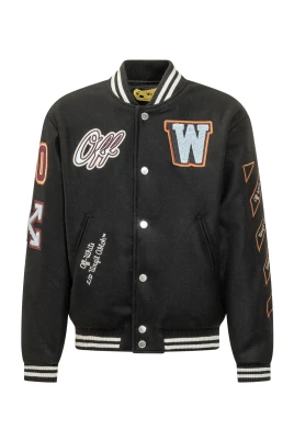OW Patch Varsity Jacket