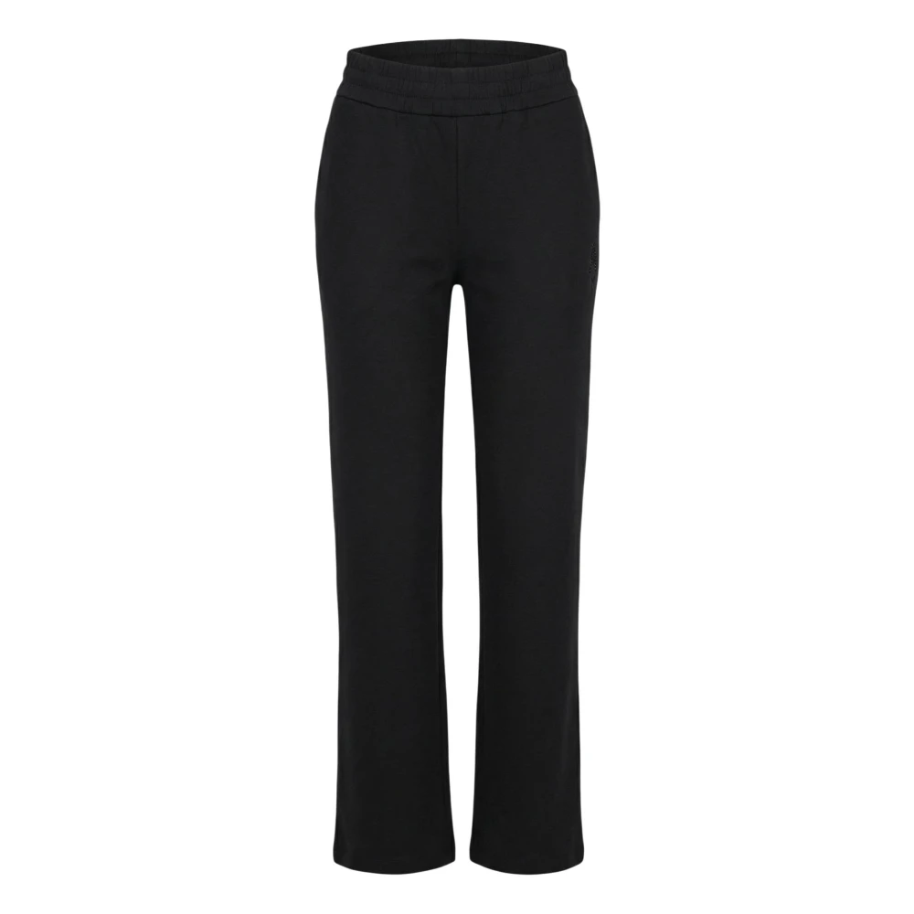 Armani Exchange Women's Black Wide Trousers, Xs, Sporty Trousers