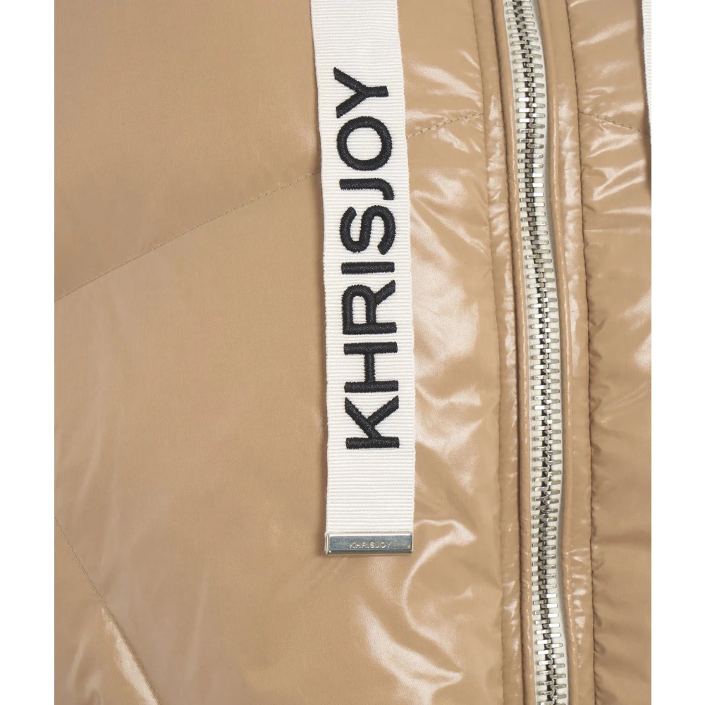 Khrisjoy Beige Jas Aw24 Handwas Beige Dames
