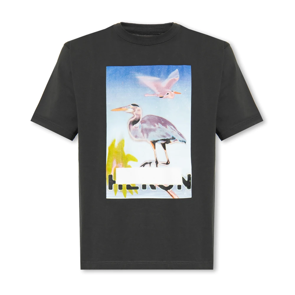 Heron Preston Bedrukt T-shirt Black Heren