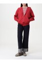 sweat-a-capuche-rouge-coupe-decontractee